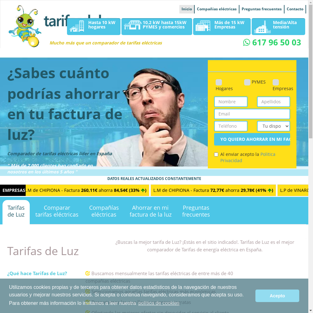 tarifasdeluz.com